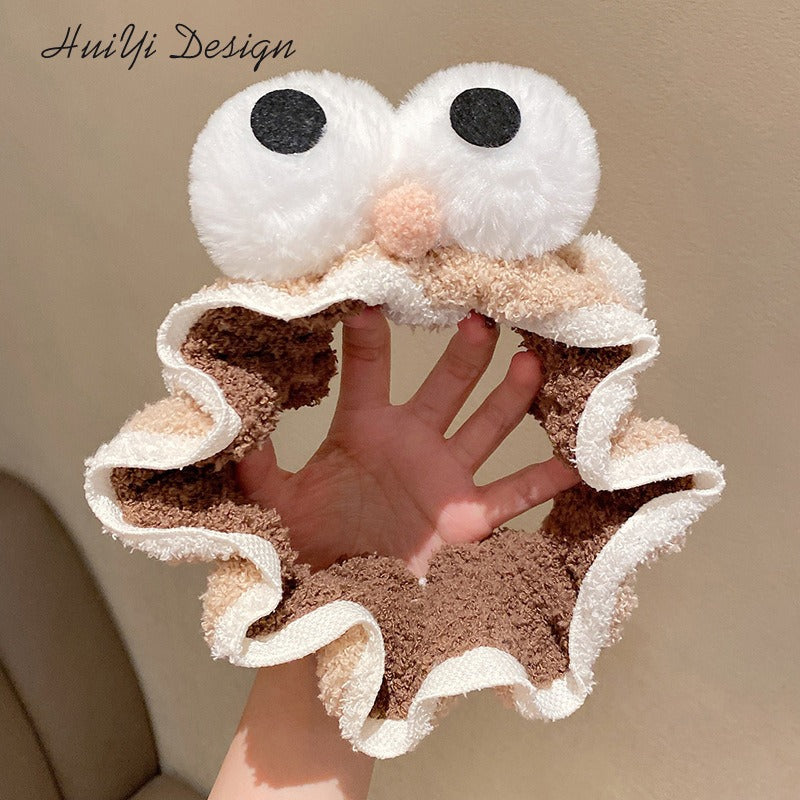 Face Wash Hair Band Hair Accessories Cute Big Eyes Hair Band Plush Wash Hair Band Personalized Hair Accessories