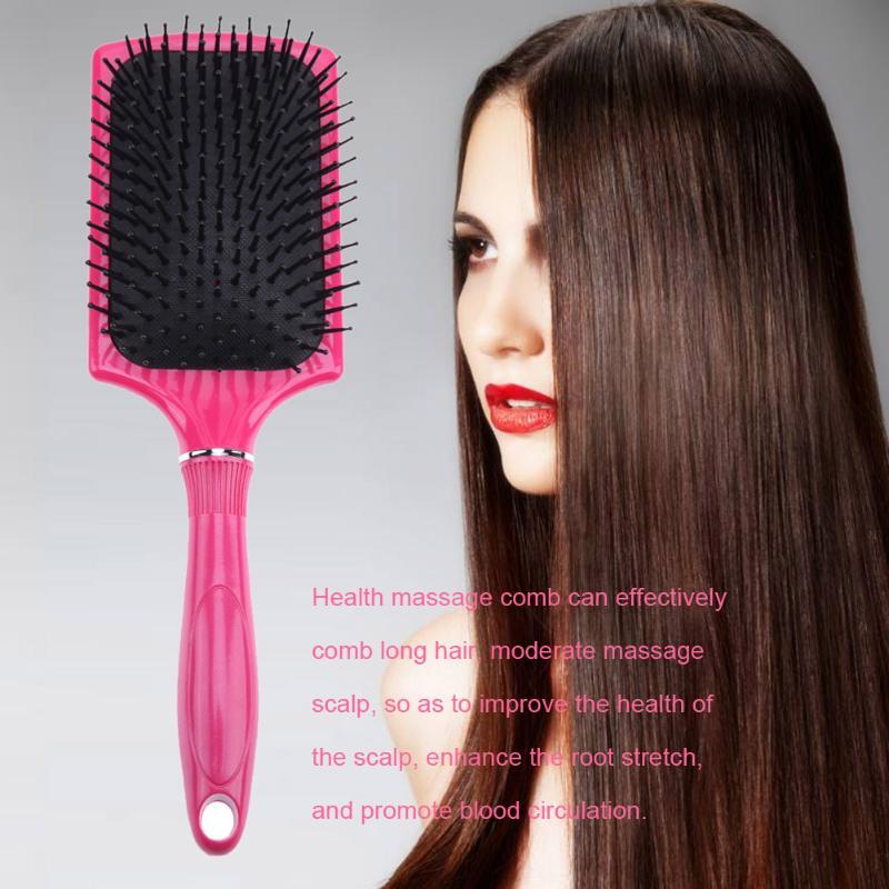 Hair Massage Comb Hairbrush Bristle&Nylon Women Wet Curly Hair Brush for Salon Hairdressing Styling Tool