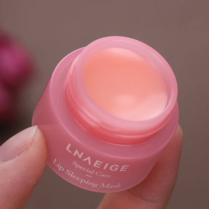 Lip care sleep mask night sleep maintenance Moisturizing Lip Gloss Pink Lip bleach cream Nourishing Lip Care