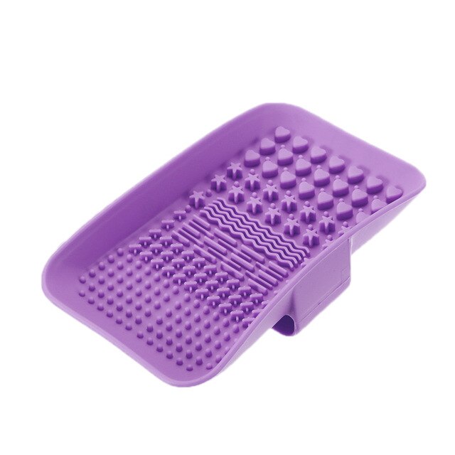 Silicone Makeup Brushes Cleaning Pad Cosmetic Brushes Cleaner Scrubber