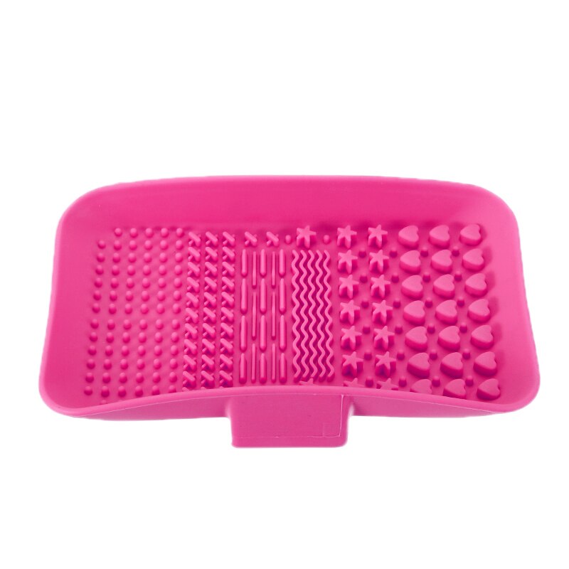 Silicone Makeup Brushes Cleaning Pad Cosmetic Brushes Cleaner Scrubber