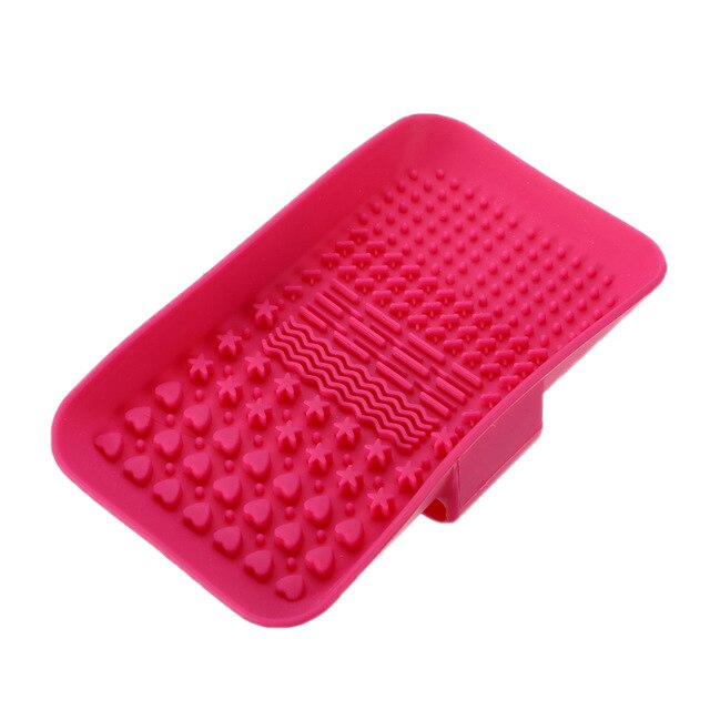 Silicone Makeup Brushes Cleaning Pad Cosmetic Brushes Cleaner Scrubber