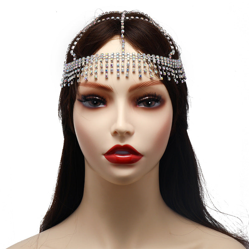 New Cute Fashionable Hair Tassel Rhinestone Headwear