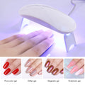 White Nail Dryer Machine UV LED Lamp Portable Micro USB