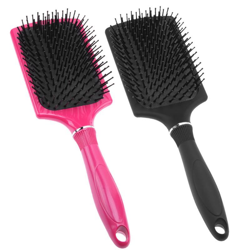 Hair Massage Comb Hairbrush Bristle&Nylon Women Wet Curly Hair Brush for Salon Hairdressing Styling Tool