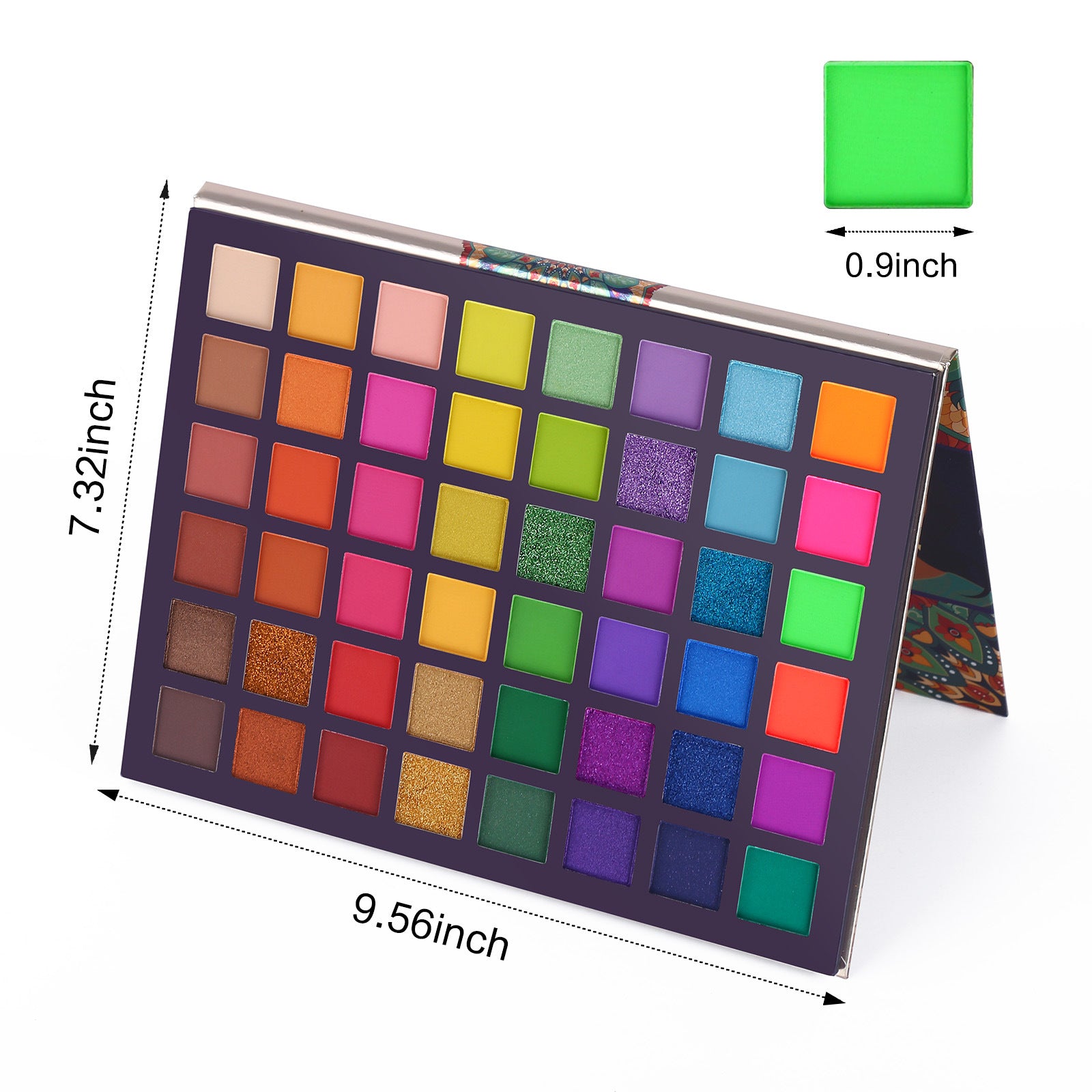 UCANBE 48 Colors Exotic Eyeshadow Palette Shimmer Matte Color Stage Eye Makeup Palette