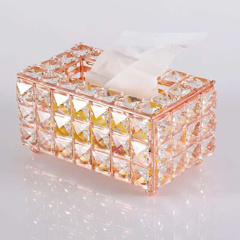 Crystal Vanity Tissue Box