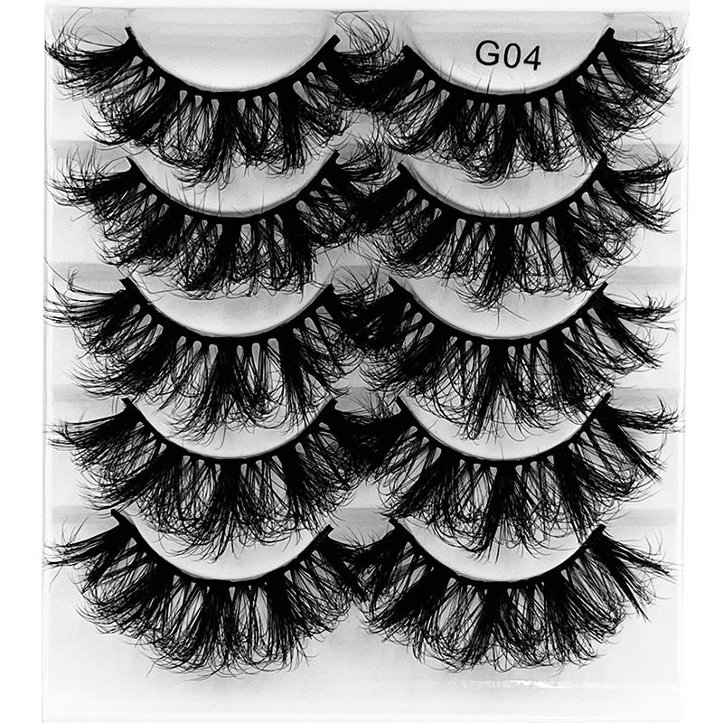5 Pairs Of 3D FLUFFY Mink Eyelashes