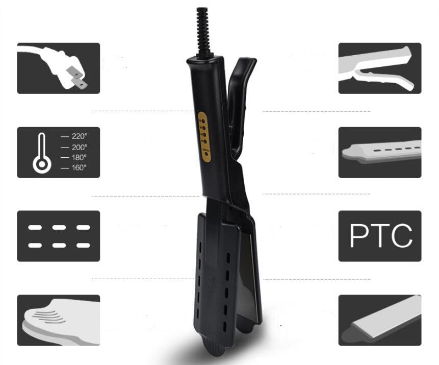 Hair Straightener Four-gear temperature adjustment Flat iron