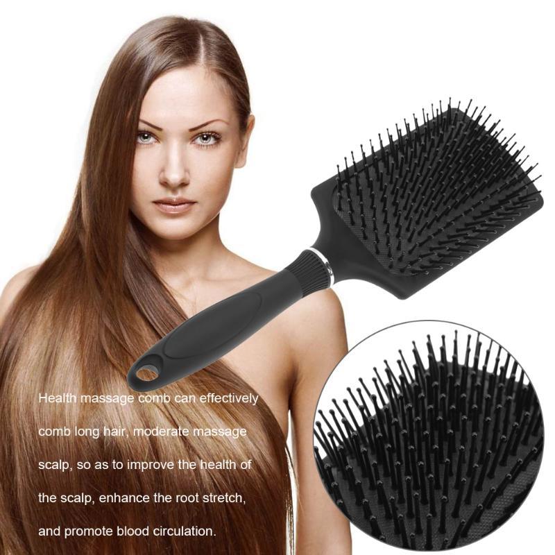 Hair Massage Comb Hairbrush Bristle&Nylon Women Wet Curly Hair Brush for Salon Hairdressing Styling Tool