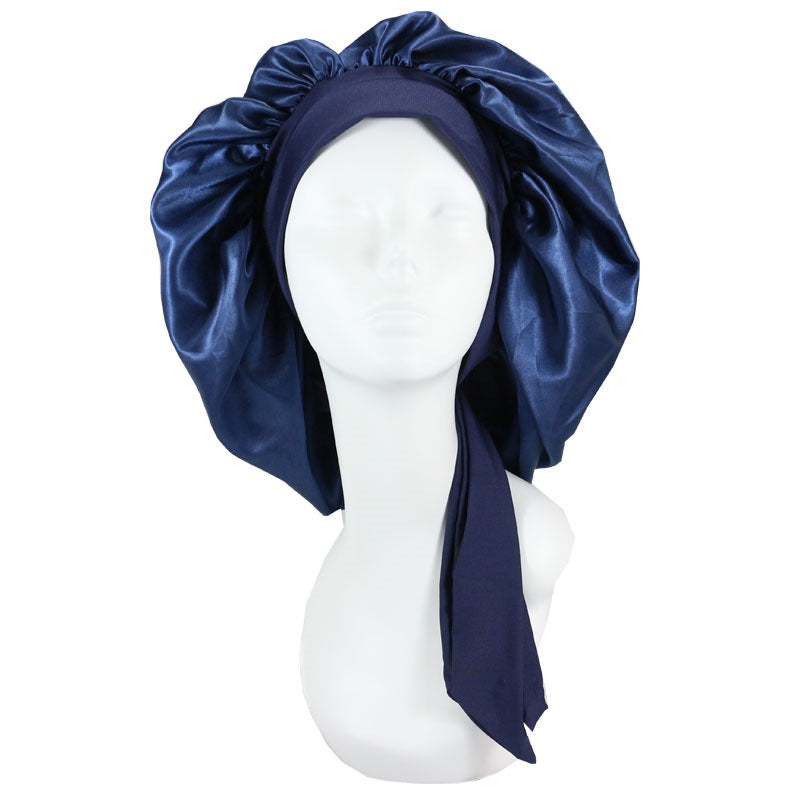 Laced Sleeping Bonnet Cap Silk Hair CareSleeping Cap