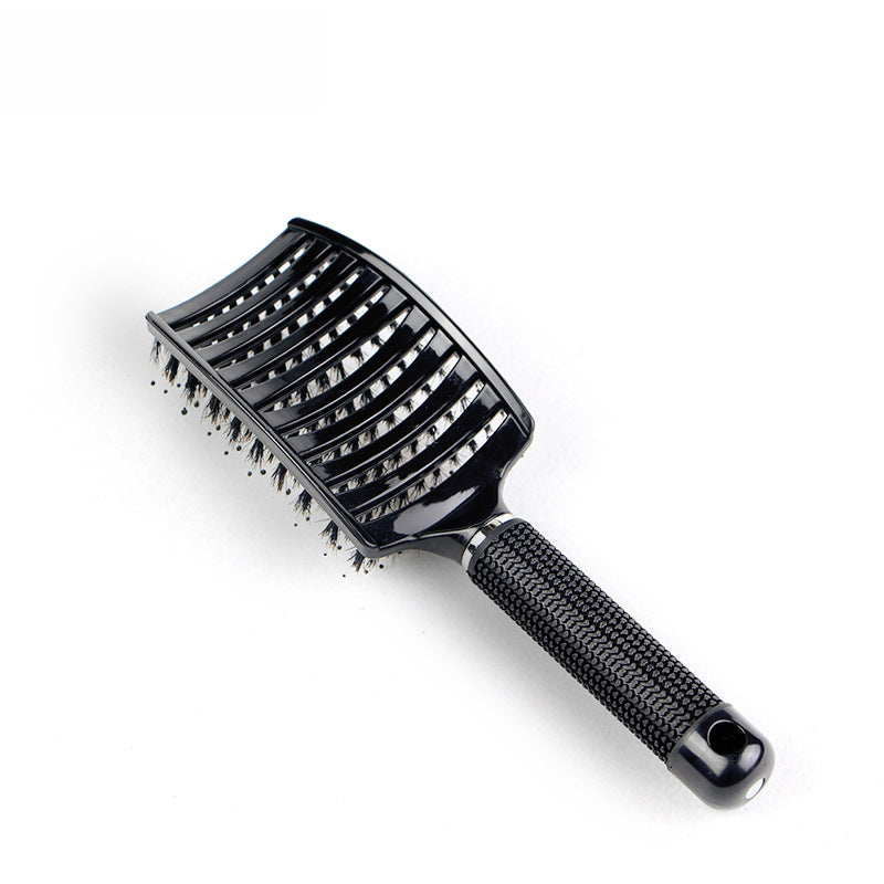Hairbrush Bristle Nylon Comb Hair Scalp Massage Salon Hairdressing Styling Tool