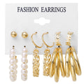 6PC Multi Styled Earring Set
