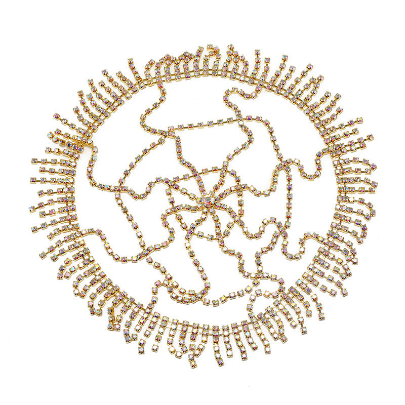 New Cute Fashionable Hair Tassel Rhinestone Headwear