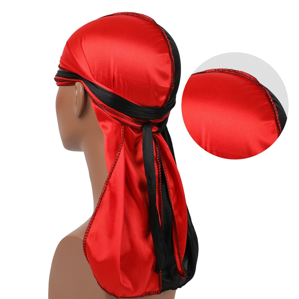 Durag Silky Satin Men Head Scarf