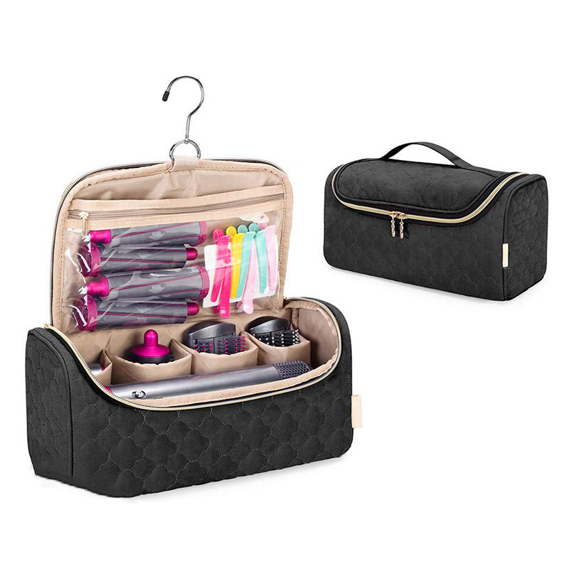 Hair  Storage Bag Portable Hair Dryer Hair Curler Hanging Bag Cosmetic Toiletries Accessories Bag