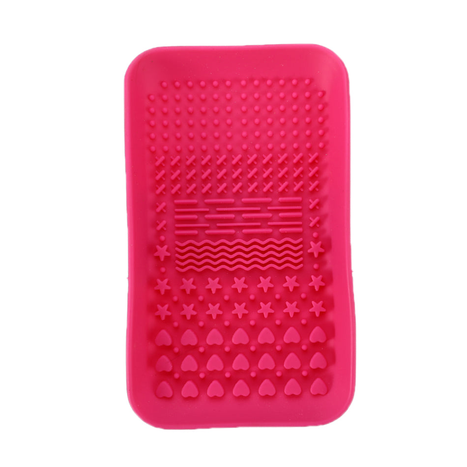 Silicone Makeup Brushes Cleaning Pad Cosmetic Brushes Cleaner Scrubber