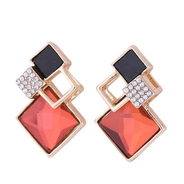 Square Geometry Jewelry Set