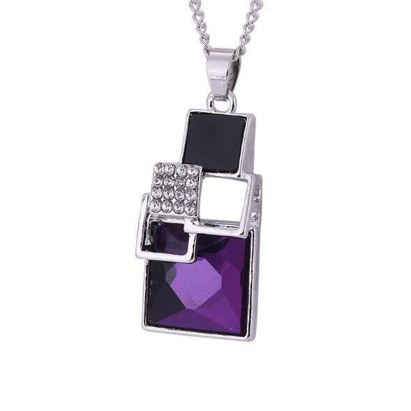 Square Geometry Jewelry Set