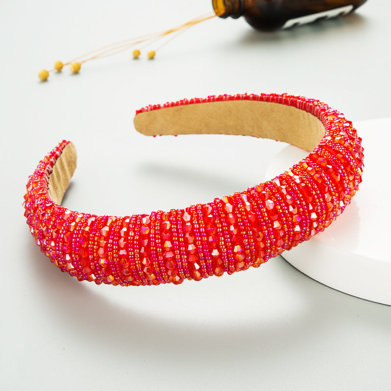Cute Hand Woven Beaded Headband