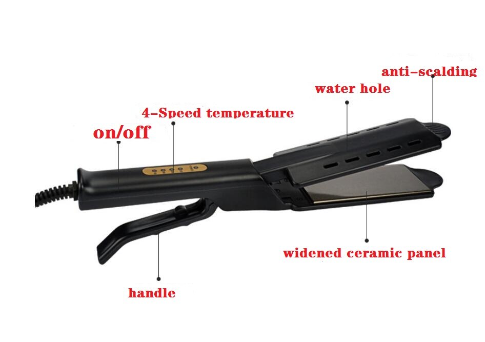Hair Straightener Four-gear temperature adjustment Flat iron