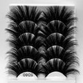 5D 25mm 5 Pairs Mink Eyelashes Multi-Layer