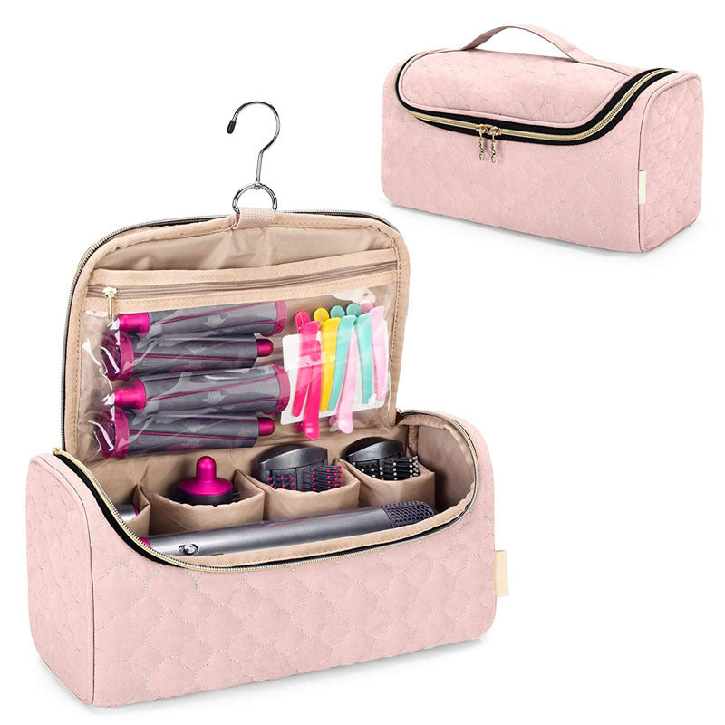 Hair  Storage Bag Portable Hair Dryer Hair Curler Hanging Bag Cosmetic Toiletries Accessories Bag