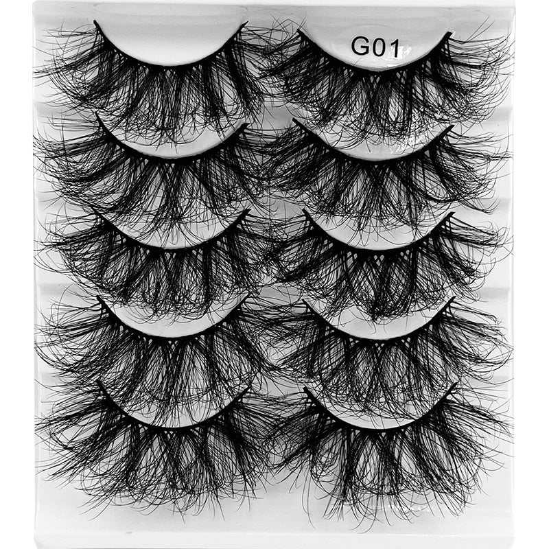 5 Pairs Of 3D FLUFFY Mink Eyelashes