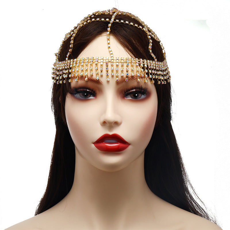 New Cute Fashionable Hair Tassel Rhinestone Headwear
