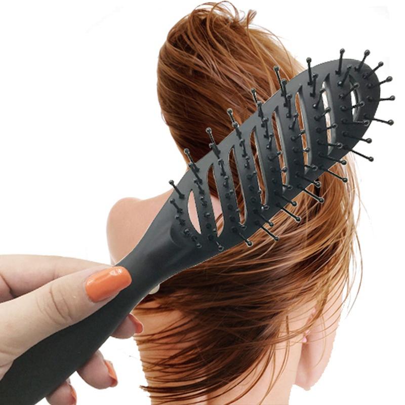 1PC Hair Brush Hair Scalp Massage Comb Handle Tangle Detangling Comb Hairdressing Styling Tool