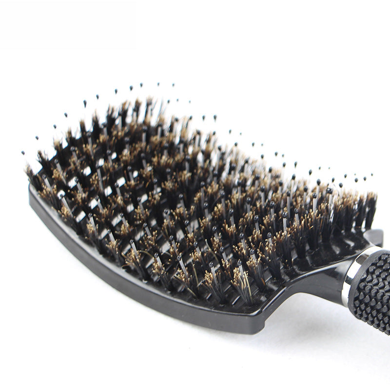 Hairbrush Bristle Nylon Comb Hair Scalp Massage Salon Hairdressing Styling Tool