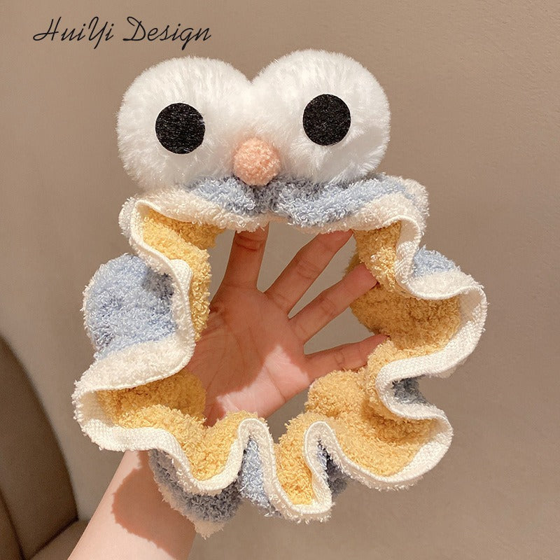 Face Wash Hair Band Hair Accessories Cute Big Eyes Hair Band Plush Wash Hair Band Personalized Hair Accessories