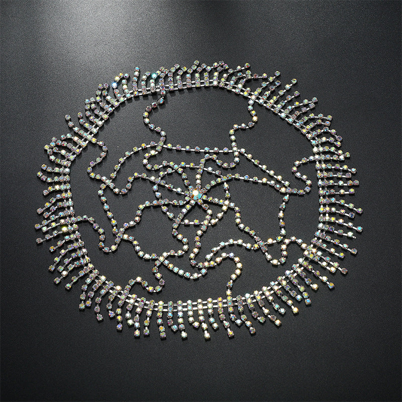 New Cute Fashionable Hair Tassel Rhinestone Headwear