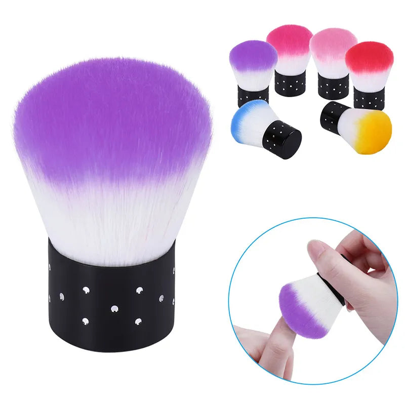 Nail Cleaning Brush Nail Brush Nail Art Manicure Tools Nail Dust Cleaner For Acrylic
